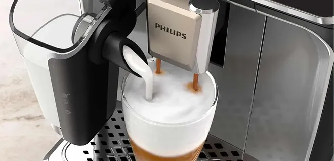 Замена силиконового шланга молочного канала в Philips LatteGo 3200